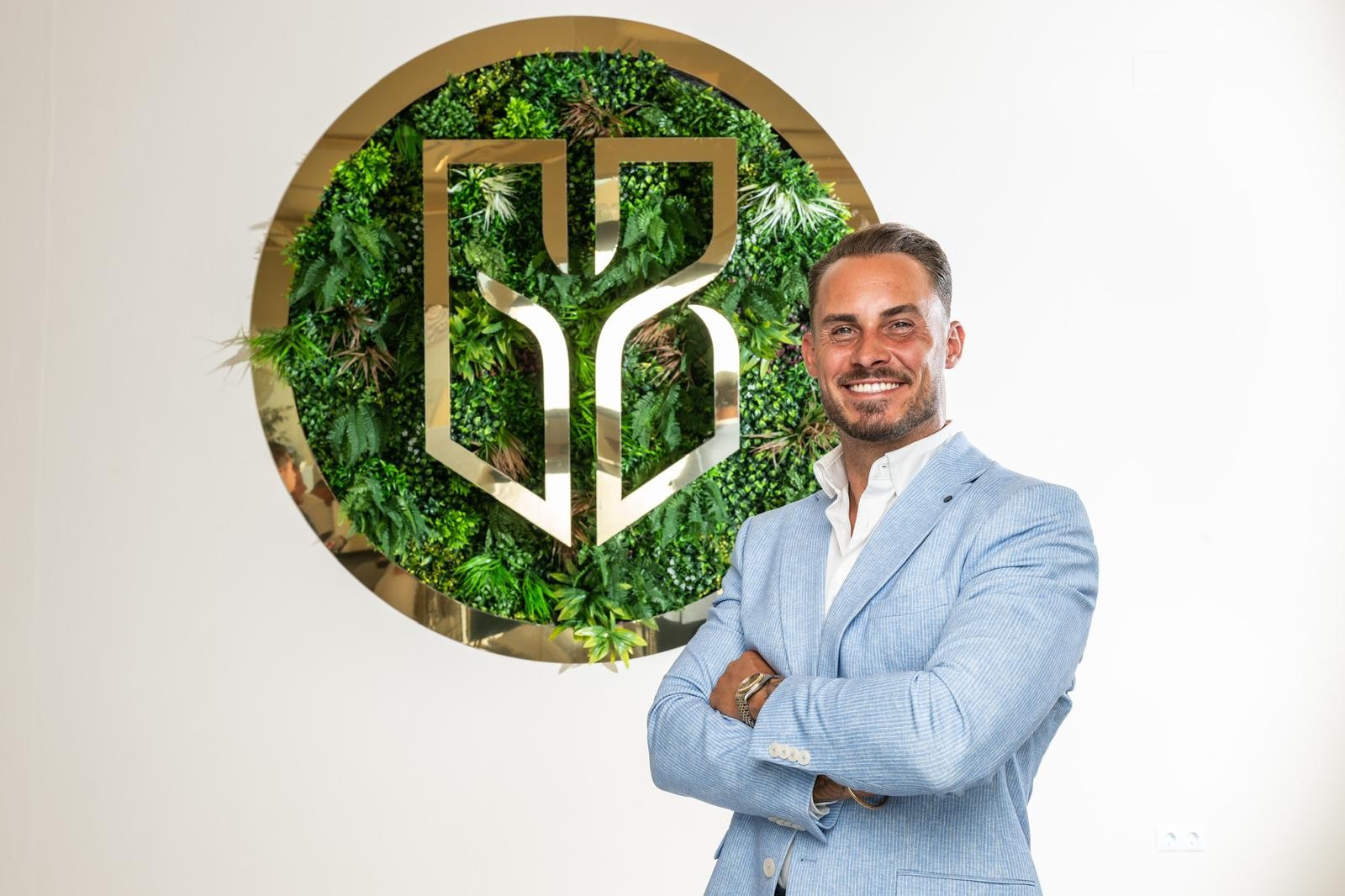 Matti Swinnen, CEO de Gold Bricks, en la oficina de La Zenia